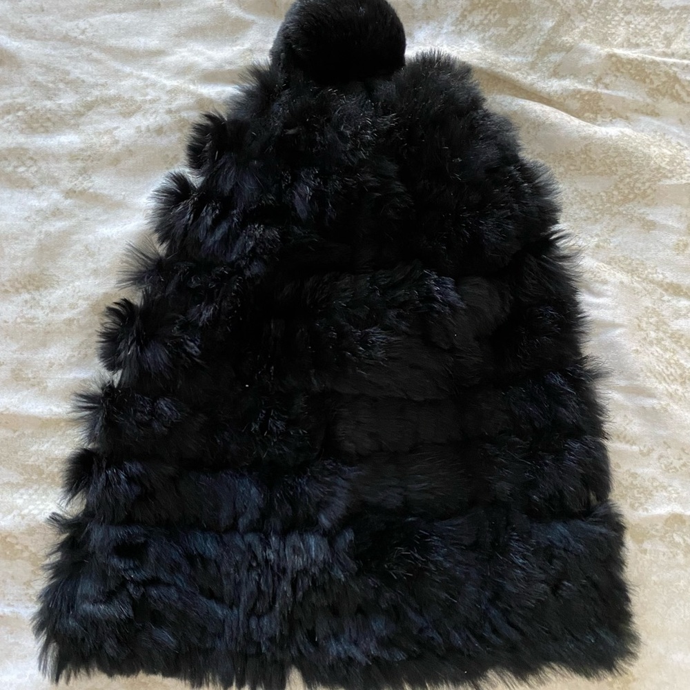 Real fur winter hat.
